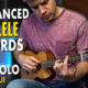 Beautiful Advanced Ukulele Chord Progression With Tremolo Technique (The Moon … )